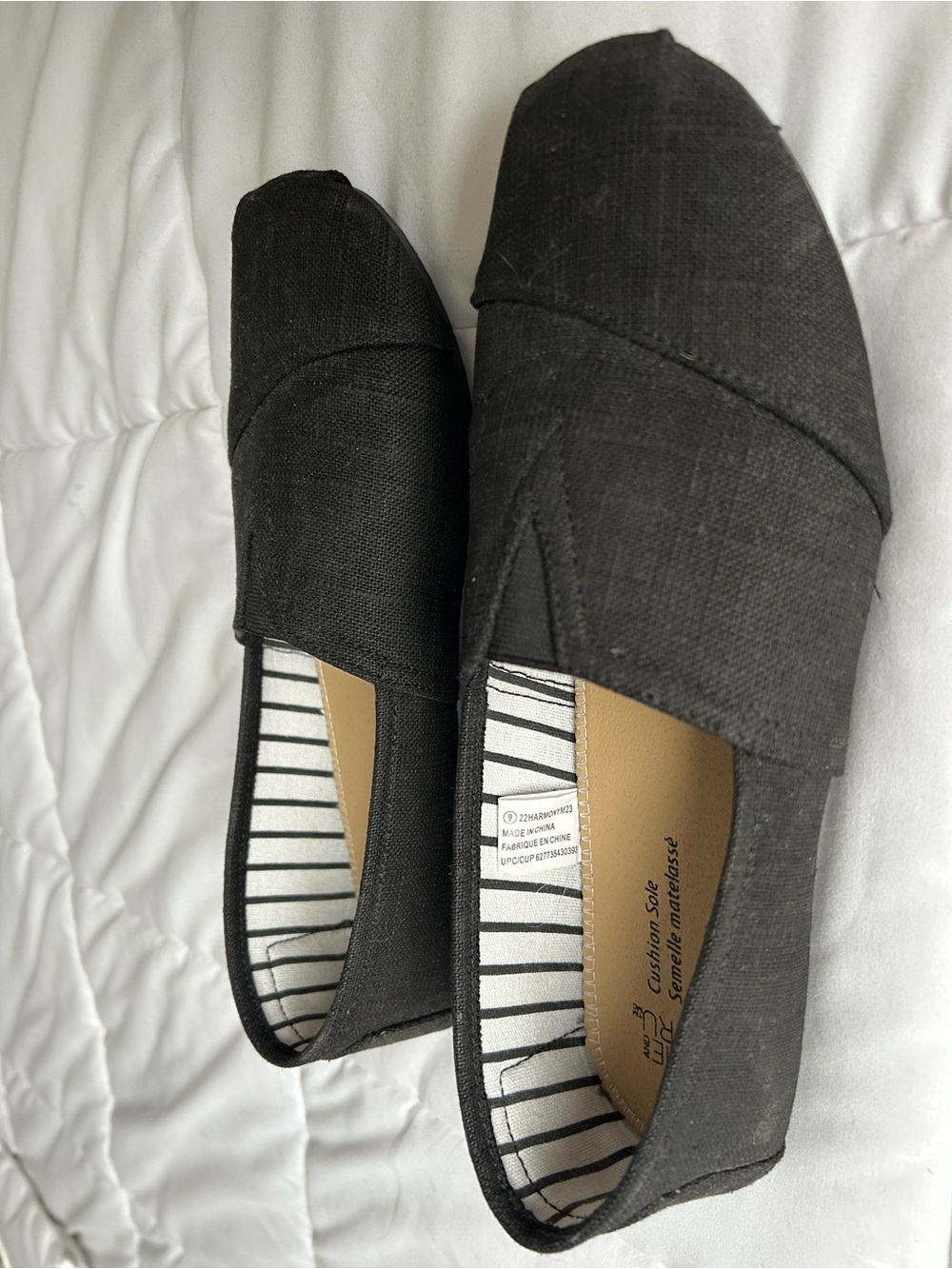 Time and Tru Black Women's Slip-On Loafers